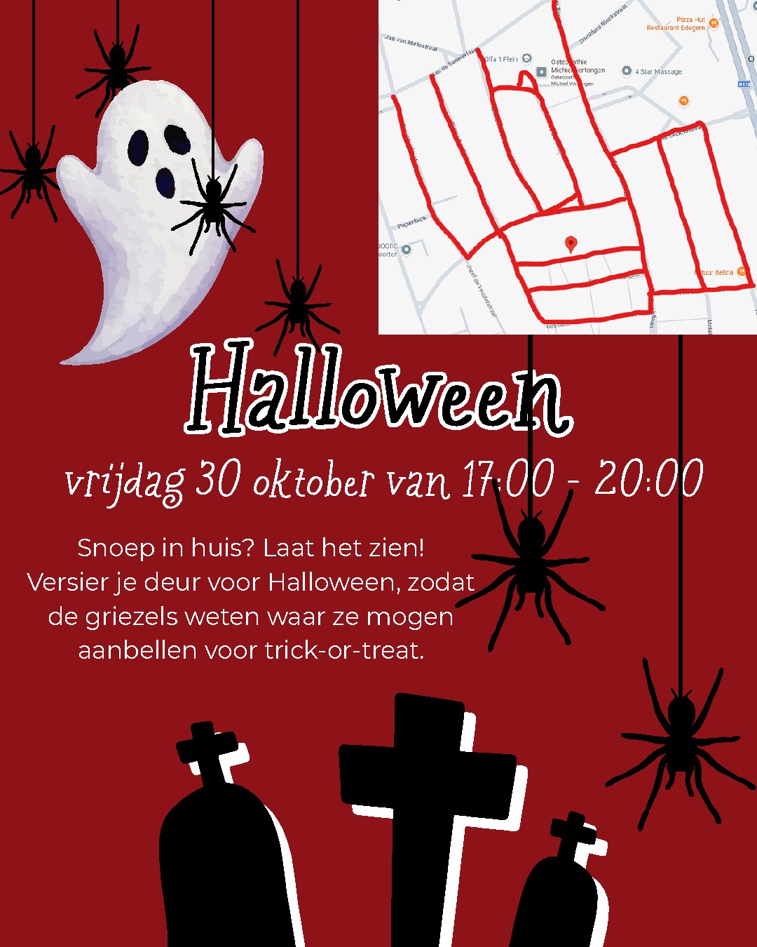 Flyer Halloween spooktocht